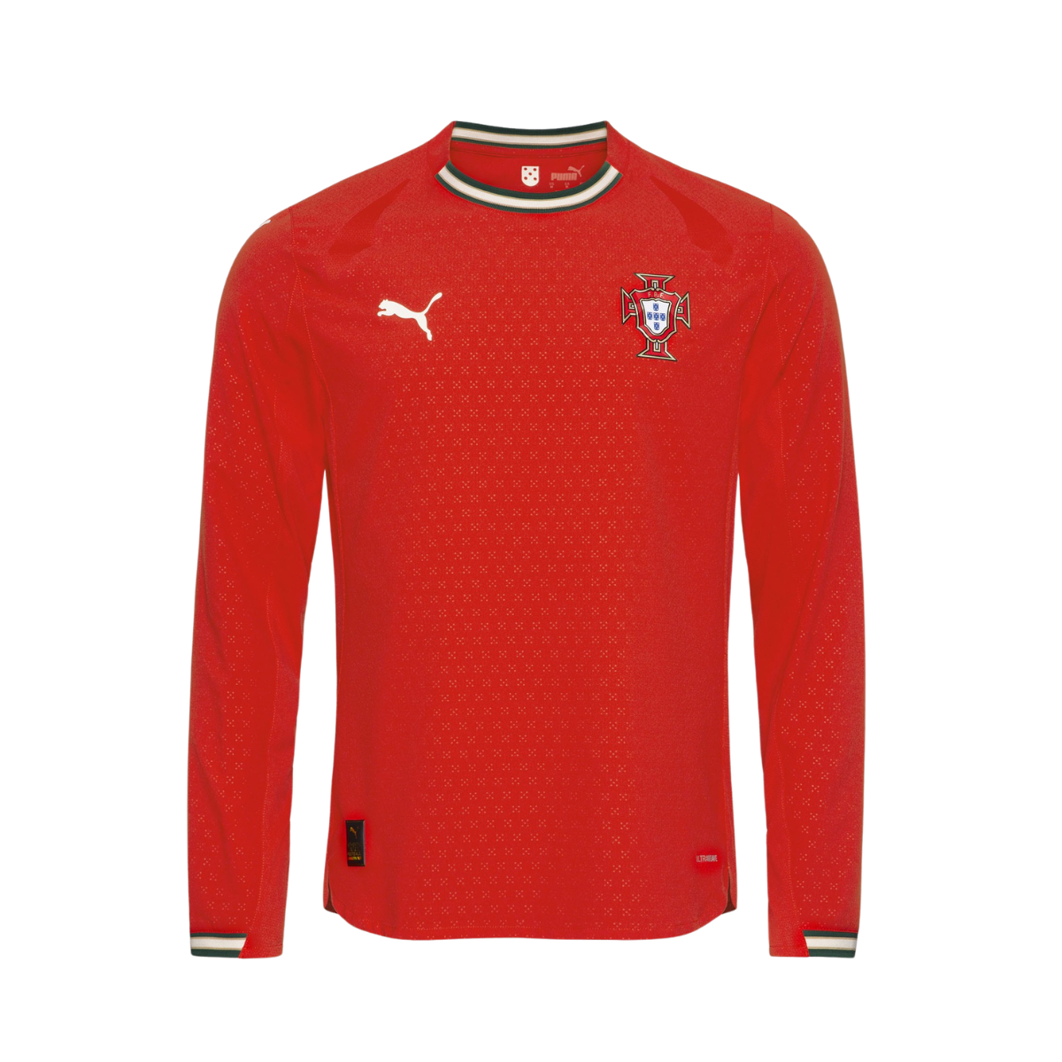 Portugal 2025 Home Player Long Sleeve Jersey