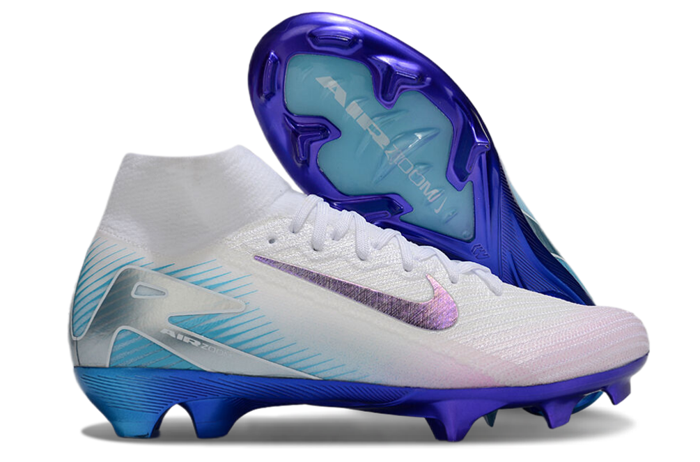 Mercurial AirZoom football boots white high-cut