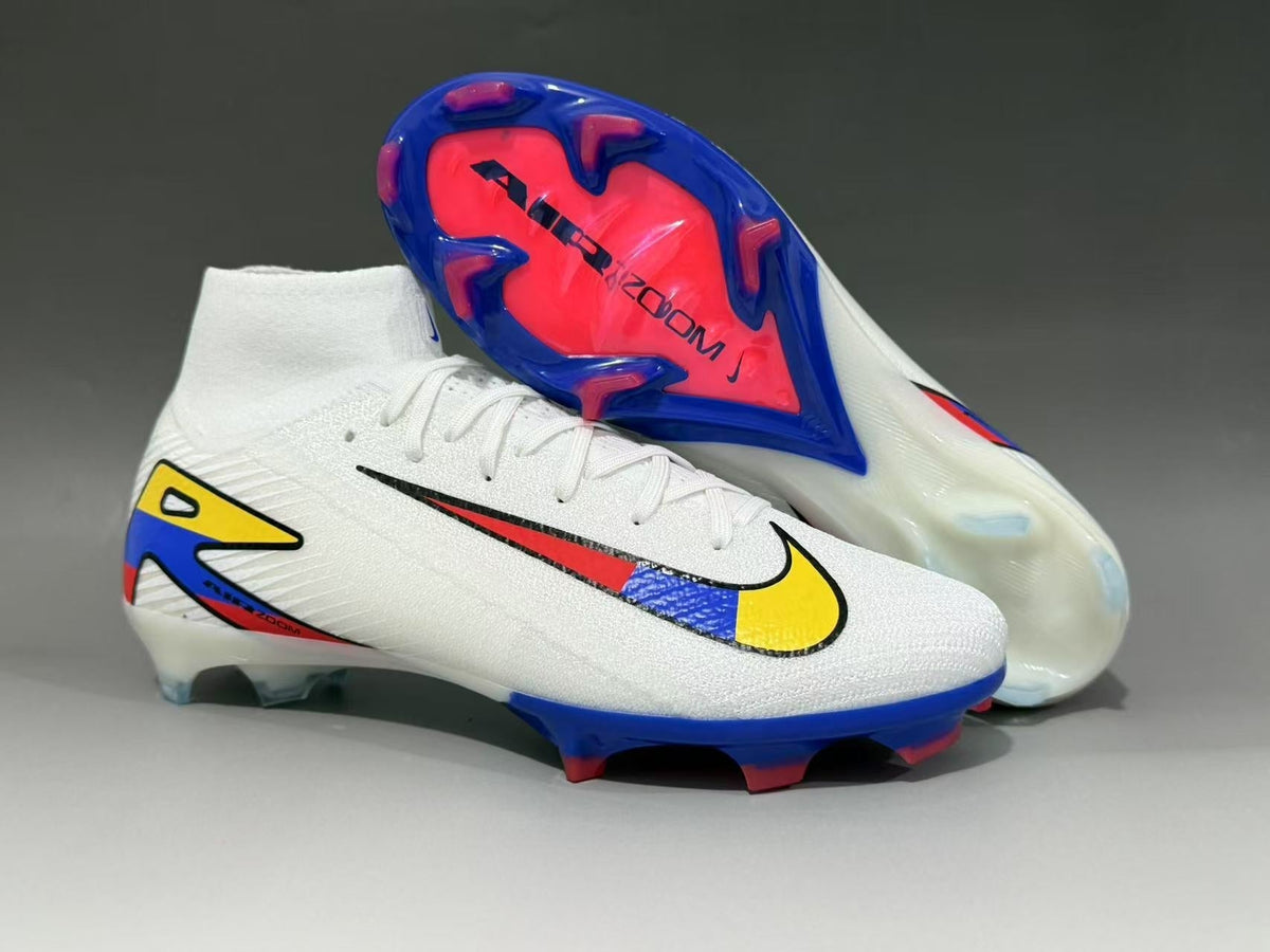 Mercurial SuperFly Custom Colombia White Taglio Alto