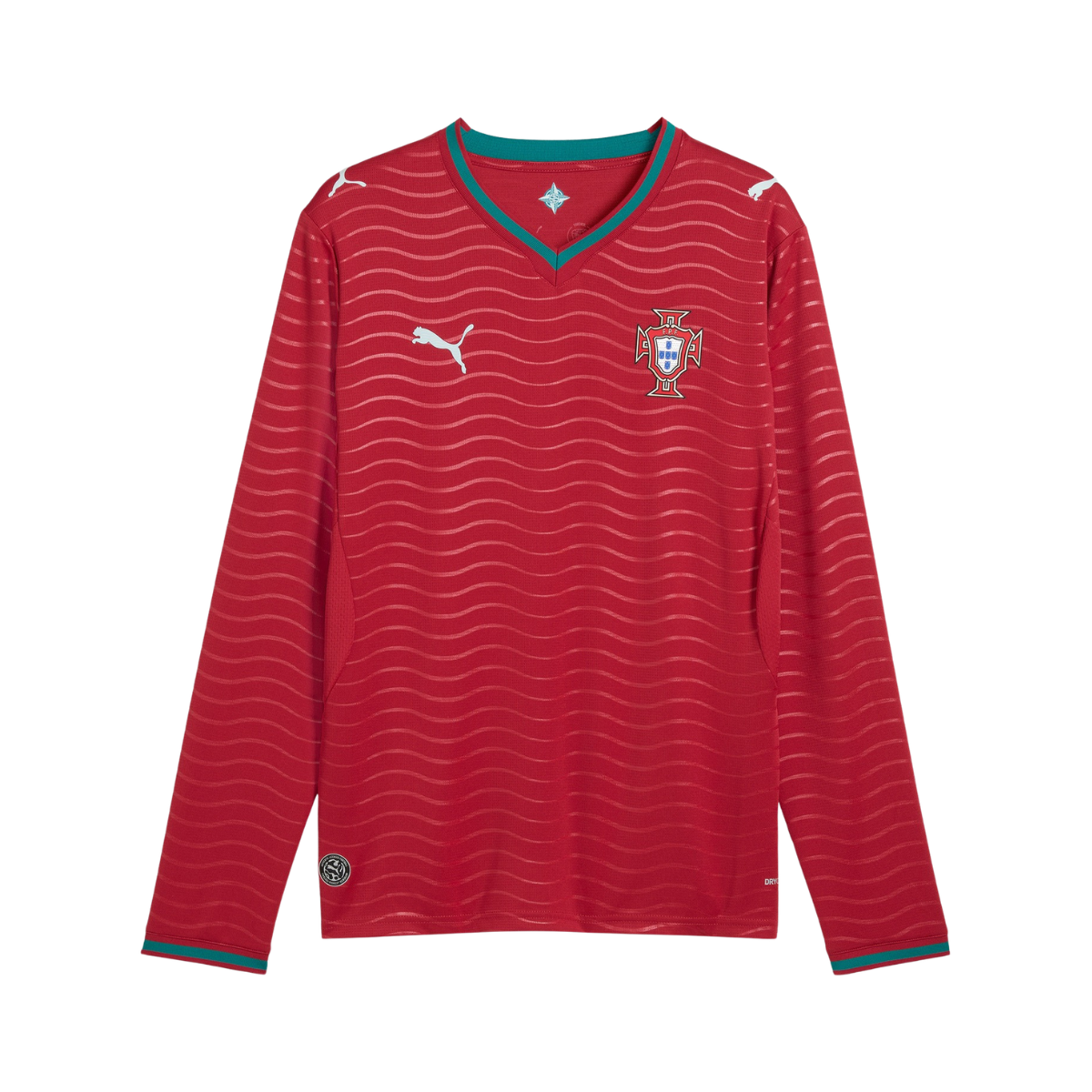 Portugal 2026 Authentic Home Long Sleeve Player Jersey