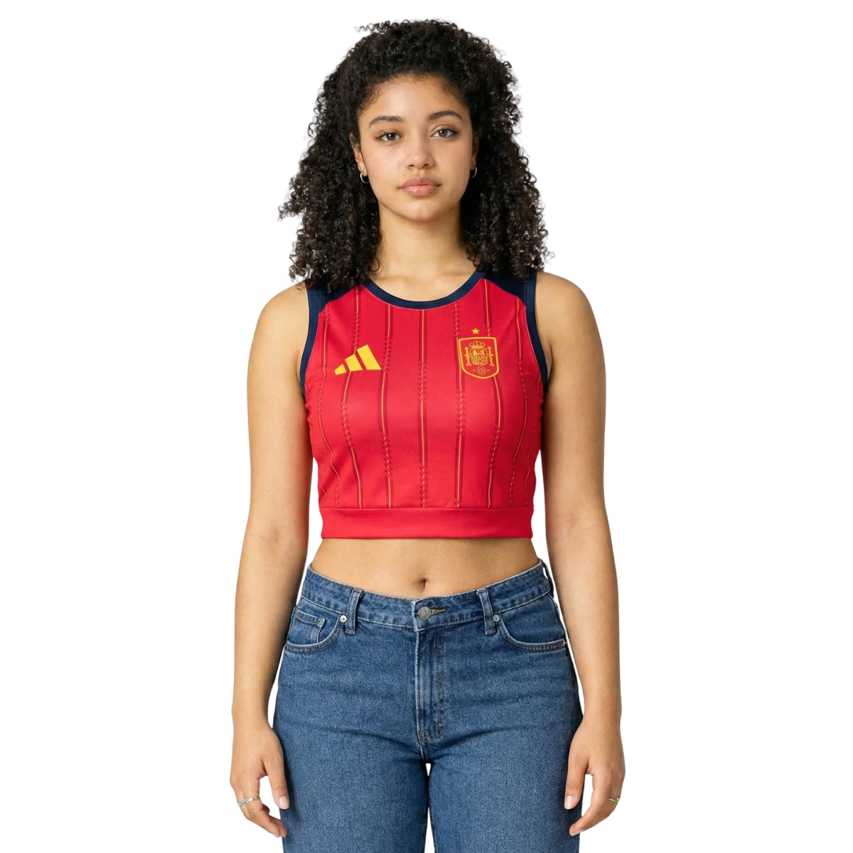 2026 Women's Spain Home Cropped Jersey