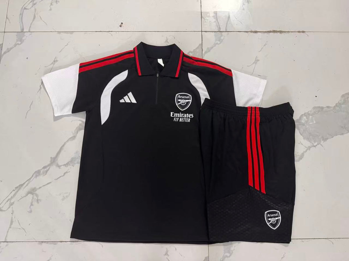 Polo shirt + Arsenal shorts 1